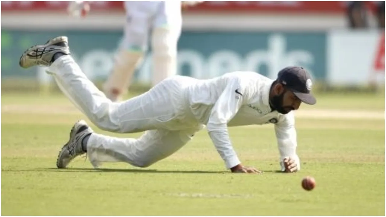 Pujara Injured not on field
