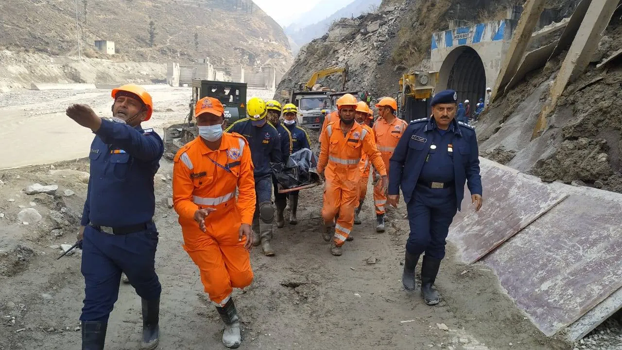 Tapovan tunnel Rescue operation