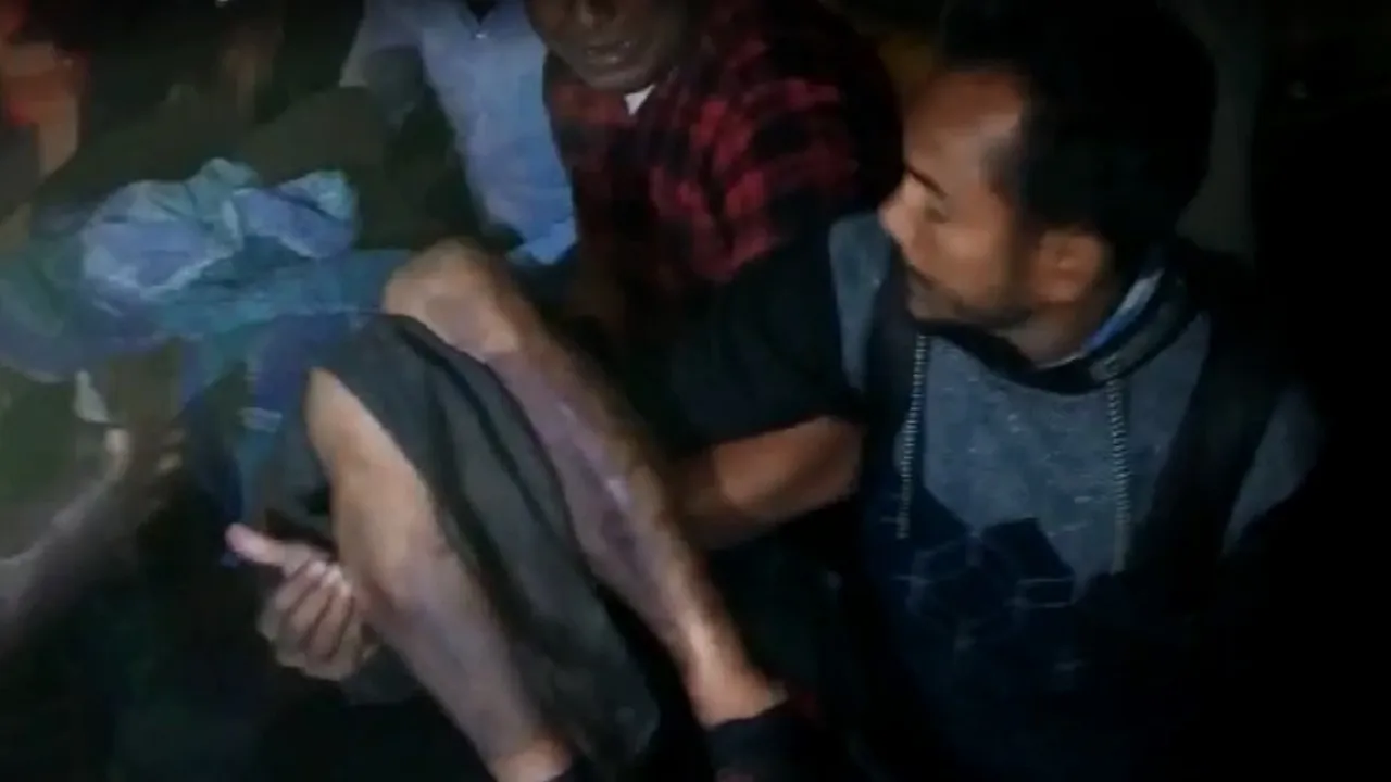 Bomb attack on TMC minister Zakir Hussain in Murshidabad