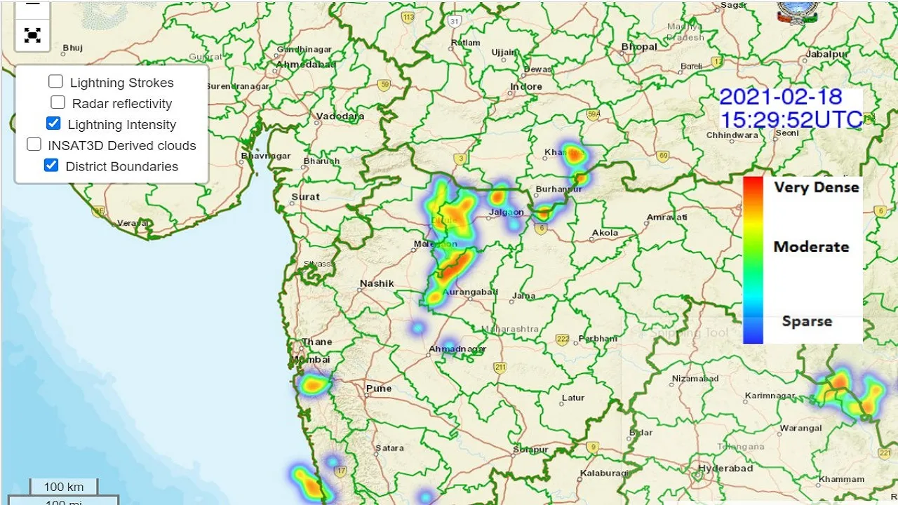 Thunderstorm and rain warning in Mumbai in next few hours