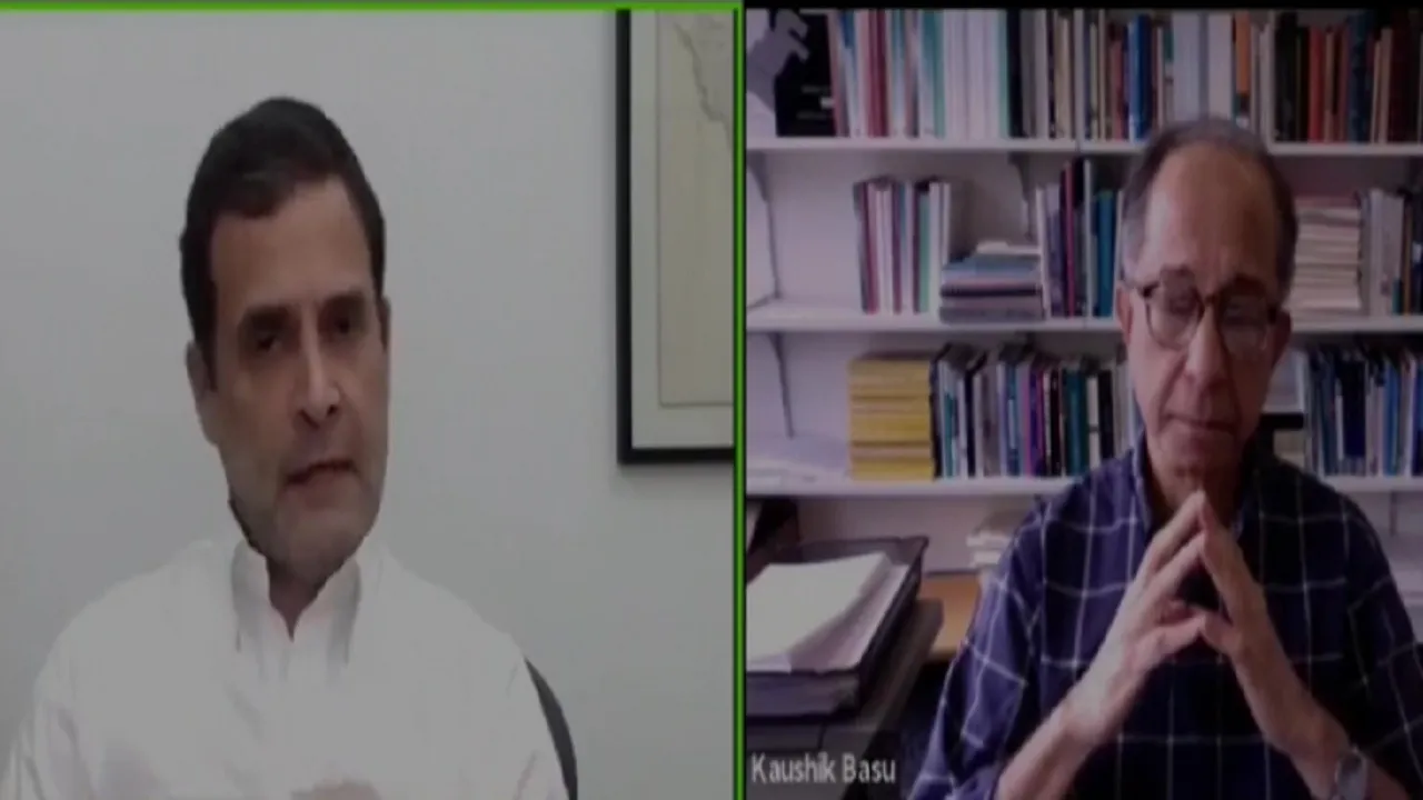 Rahul Gandhi Kaushik Basu