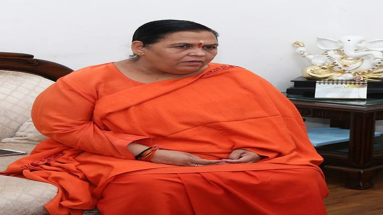 Uma Bharti letter in Madhya Pradesh