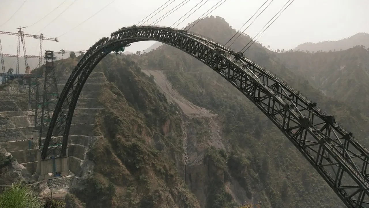 chinab railway bridge