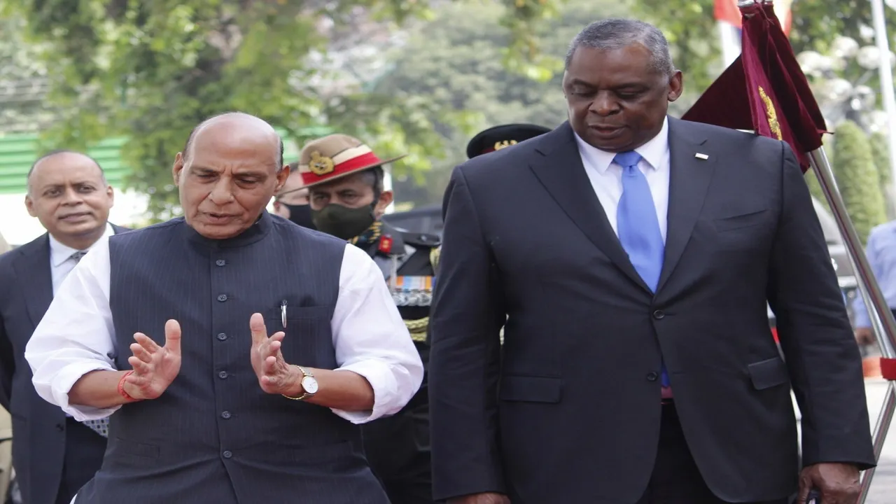 Rajnath Singh Llyod Austin