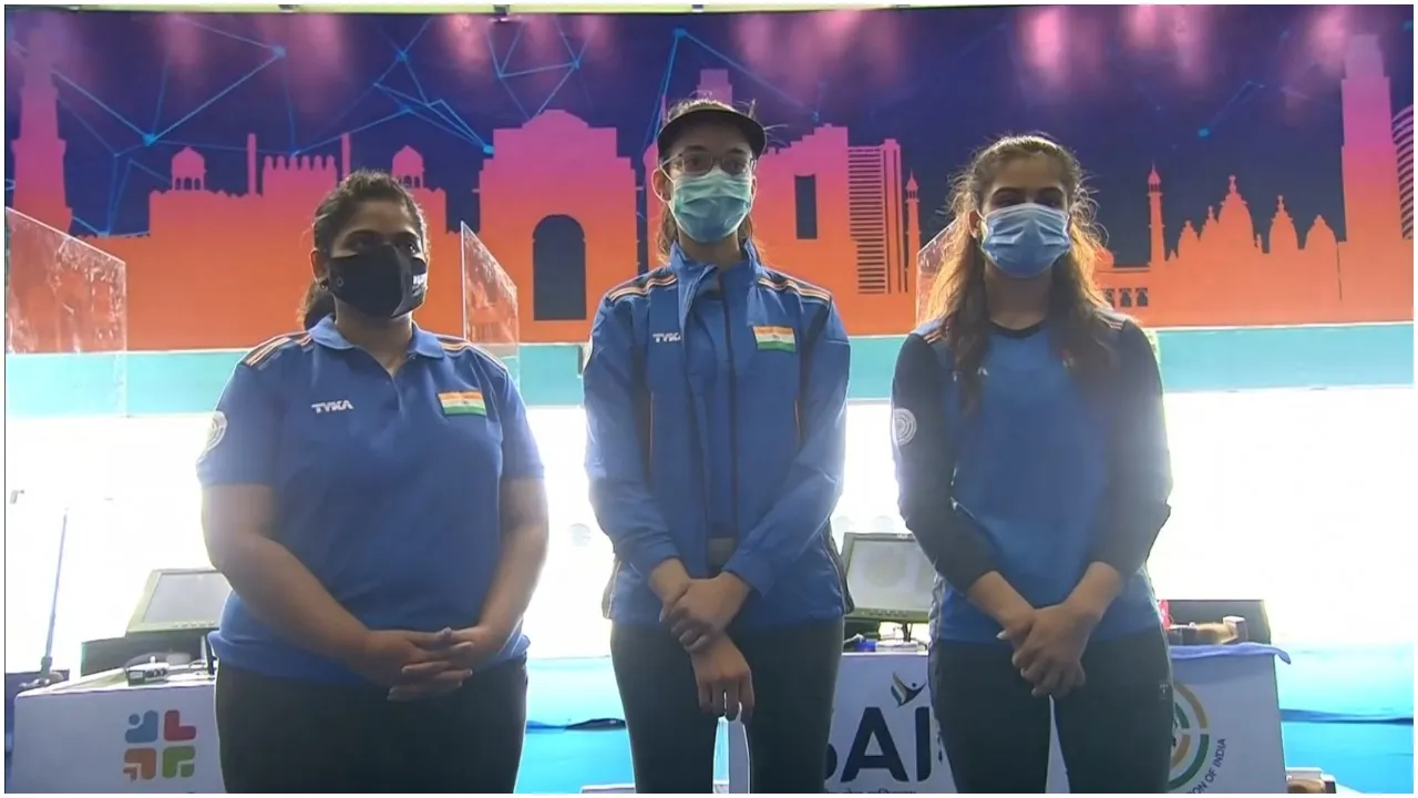 Indian cleansweep in women s 25m pistol  Tomar wins gold