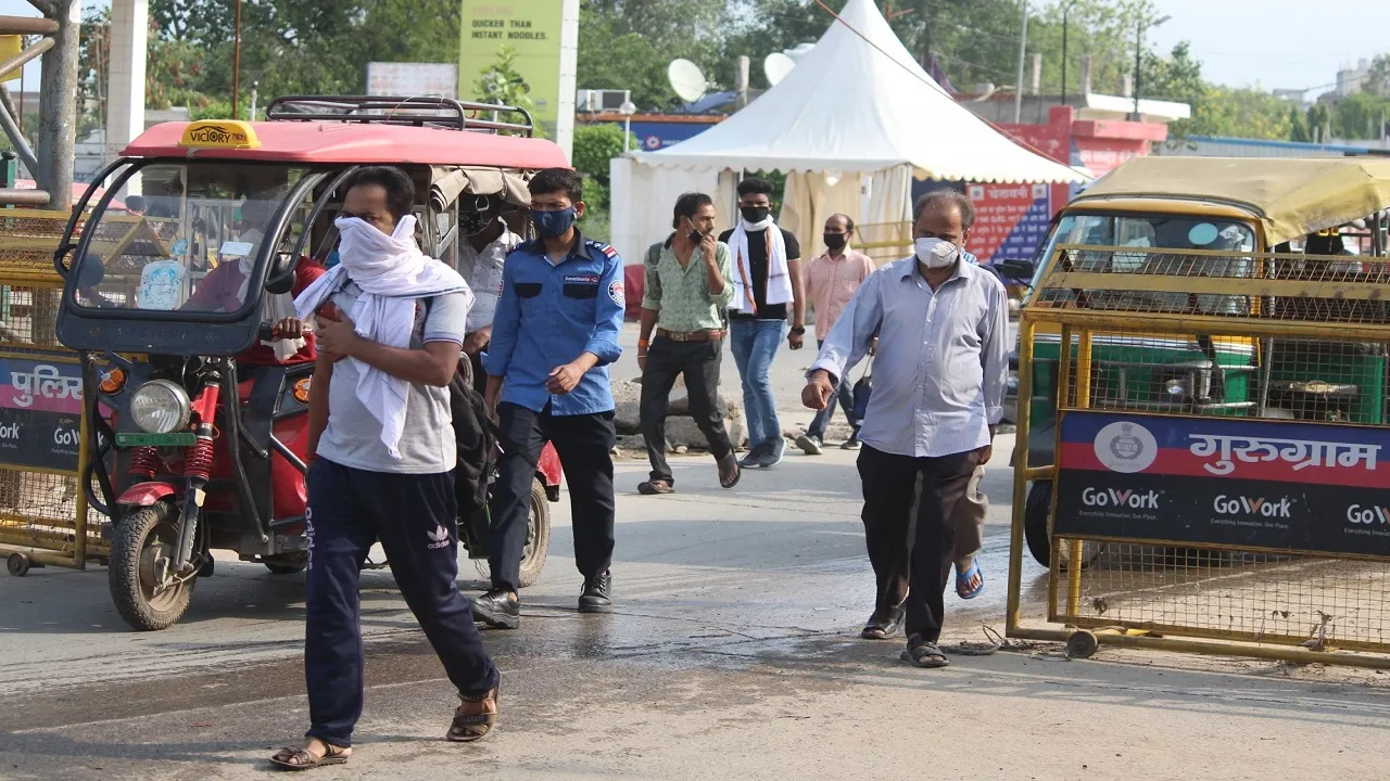 Delhi Gurugram Border