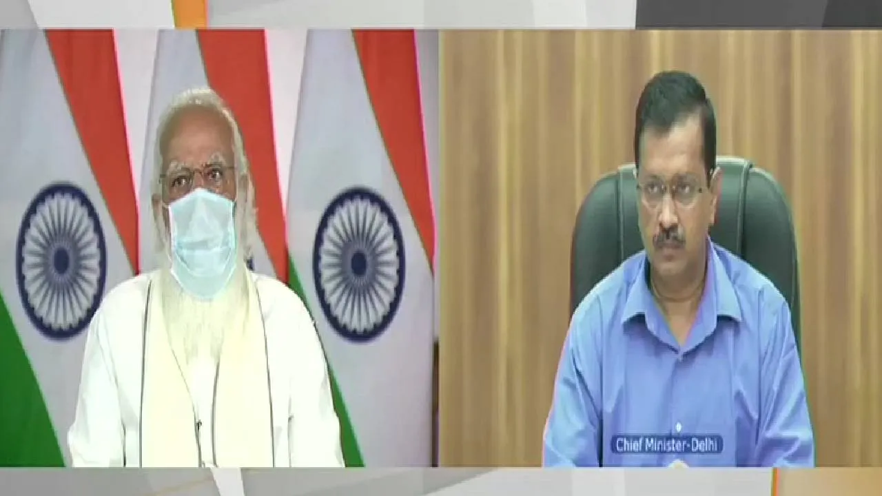 PM Modi and CM Kejriwal
