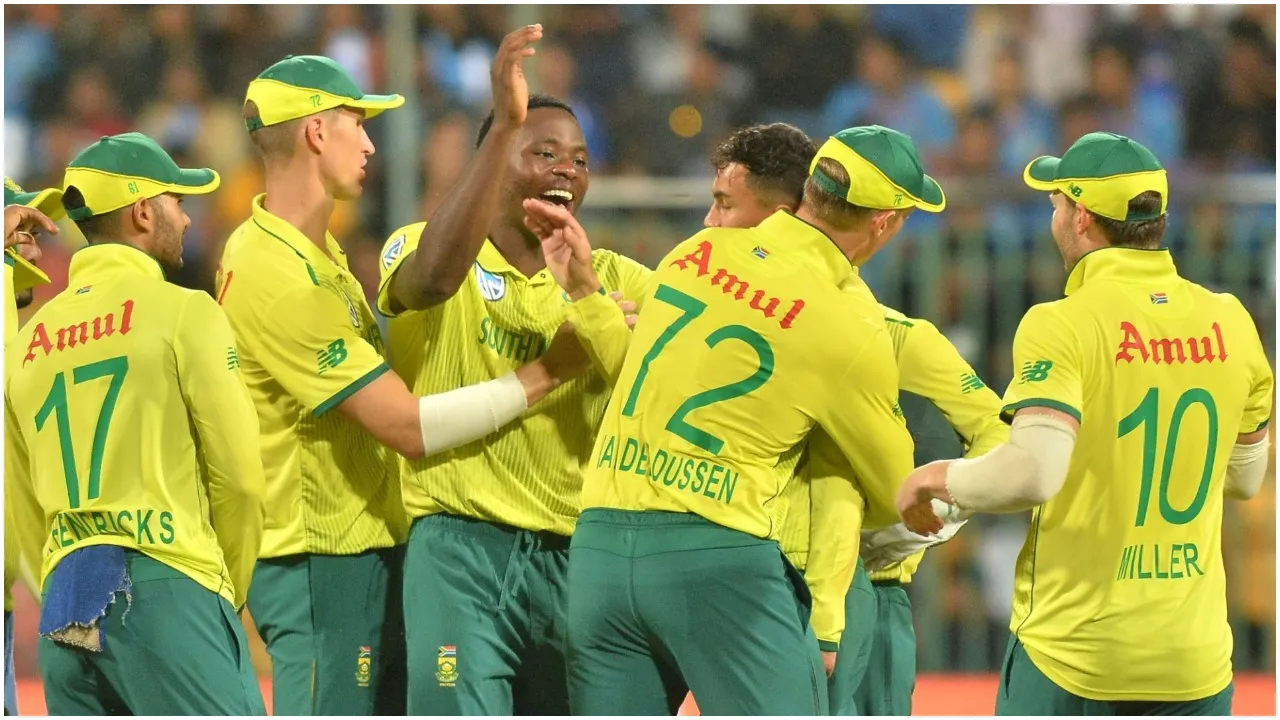 South Africa players