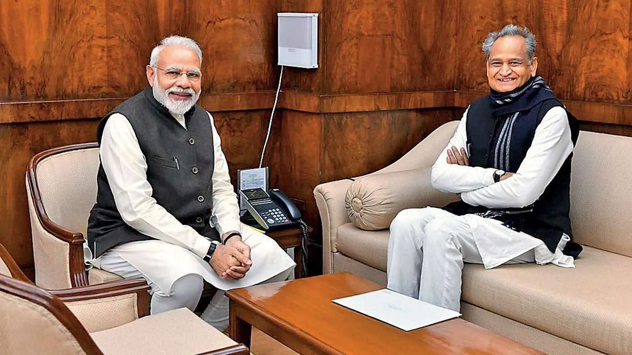 ashok gehlot meets pm modi