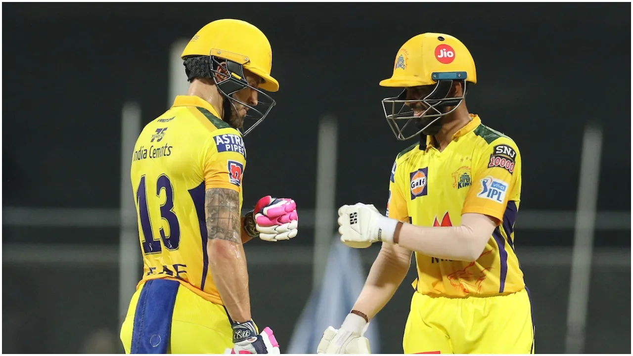 ipl t20 rituraj faf duplesis