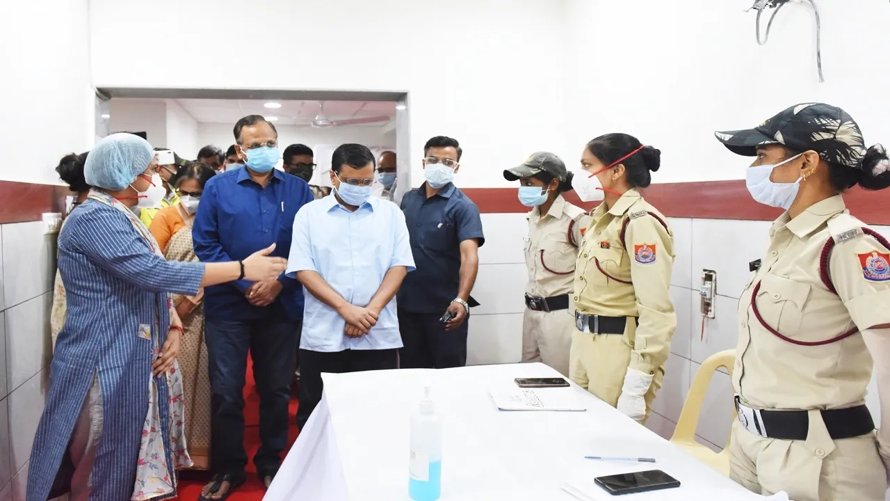 Delhi vaccination centre