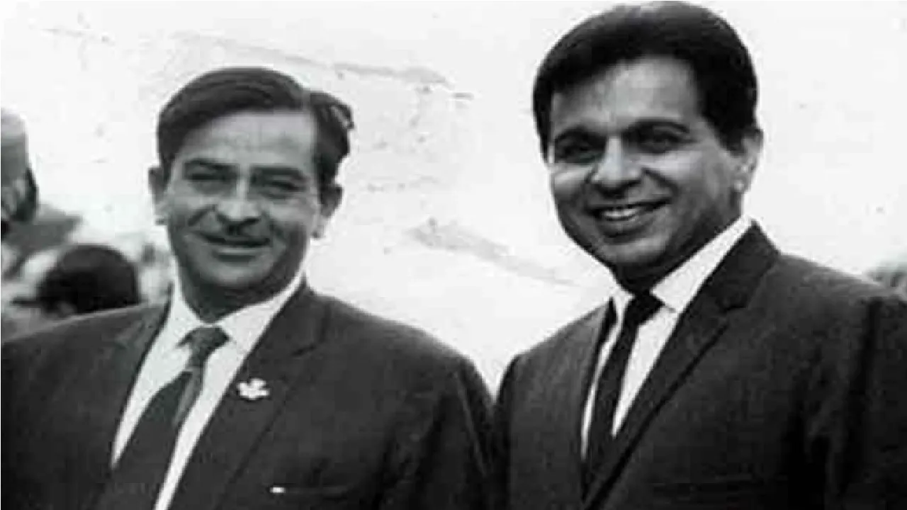 Dilip Kumar and Raj Kapoor