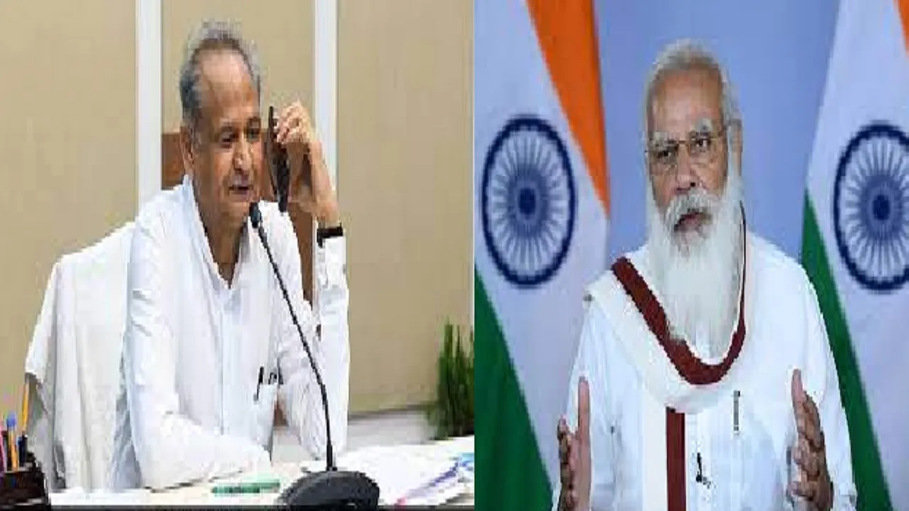 CM Ashok Gehlot talks to Prime Minister Narendra Modi