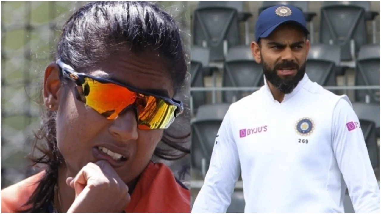 Mithali Raj and Virat Kohli