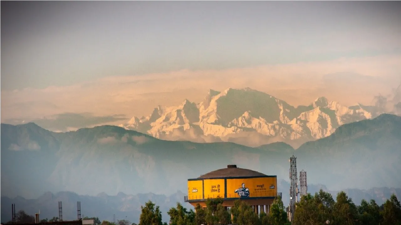 Himalayas seen