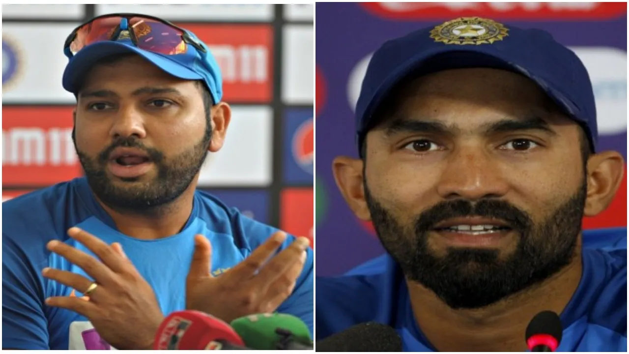 rohit sharma dinesh karthik
