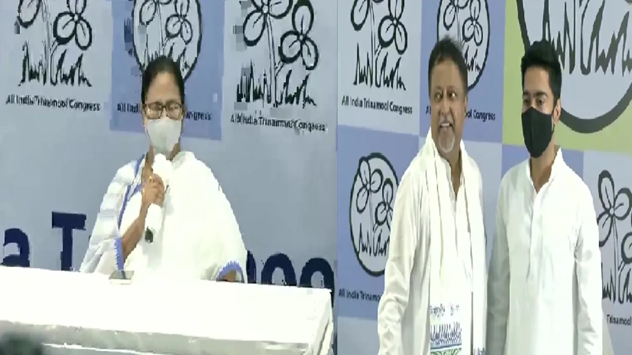 CM Mamta Banerjee said that BJP had taken Mukul Roy away by intimidation