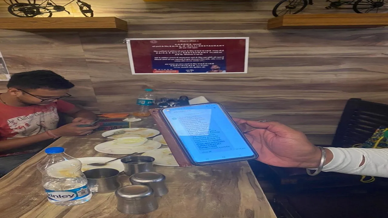 a restaurant in Delhi