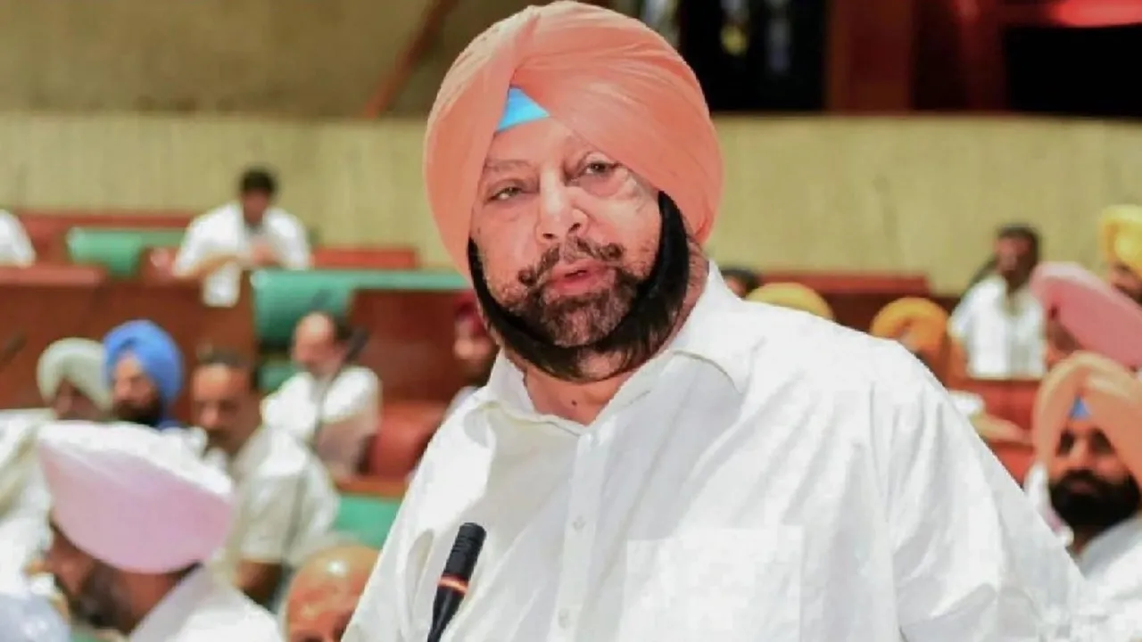 पंजाब के मुख्यमंत्री कैप्टन अमरिंद सिंह