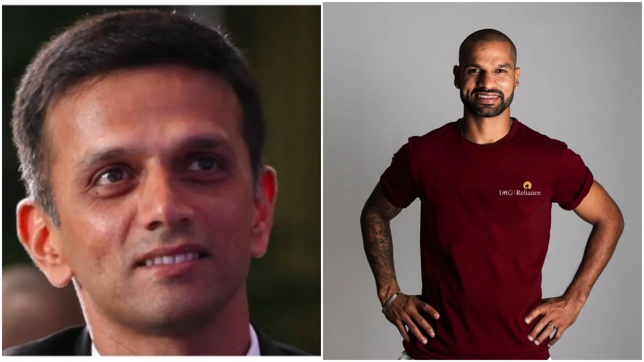 shikhar Dhawan  rahul dravid
