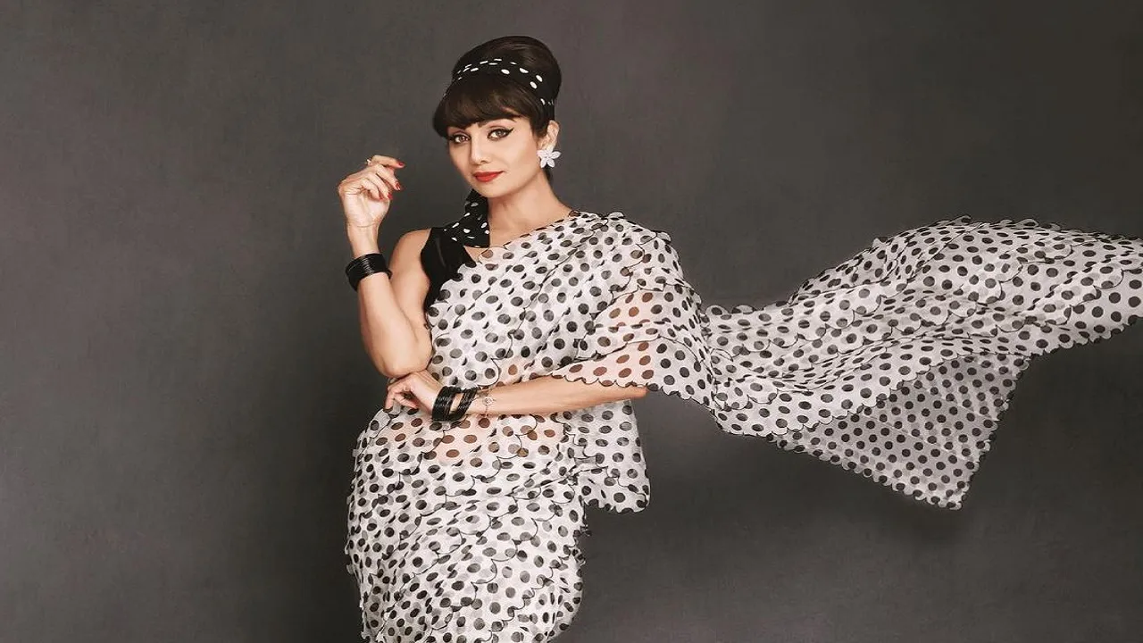 shilpa retro look