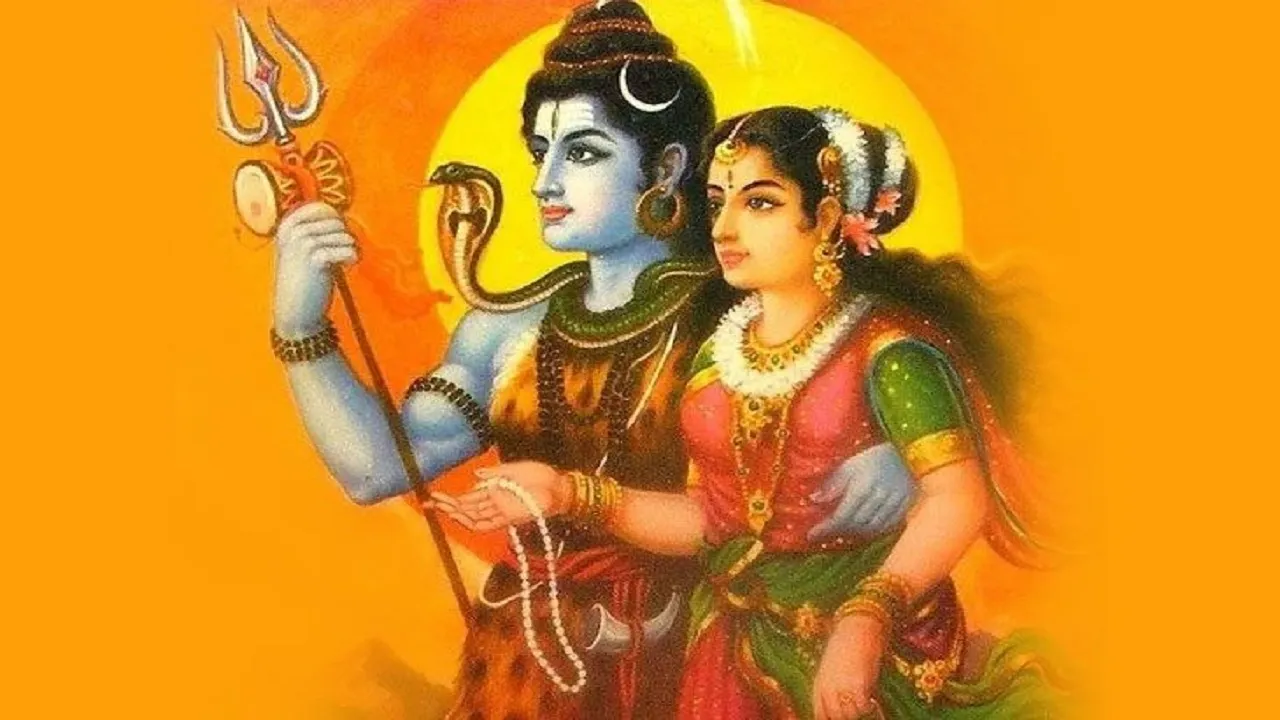 mythological story of the marriage of Lord Shiva and Mother Parvati