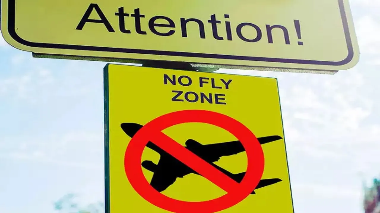 no flying zone