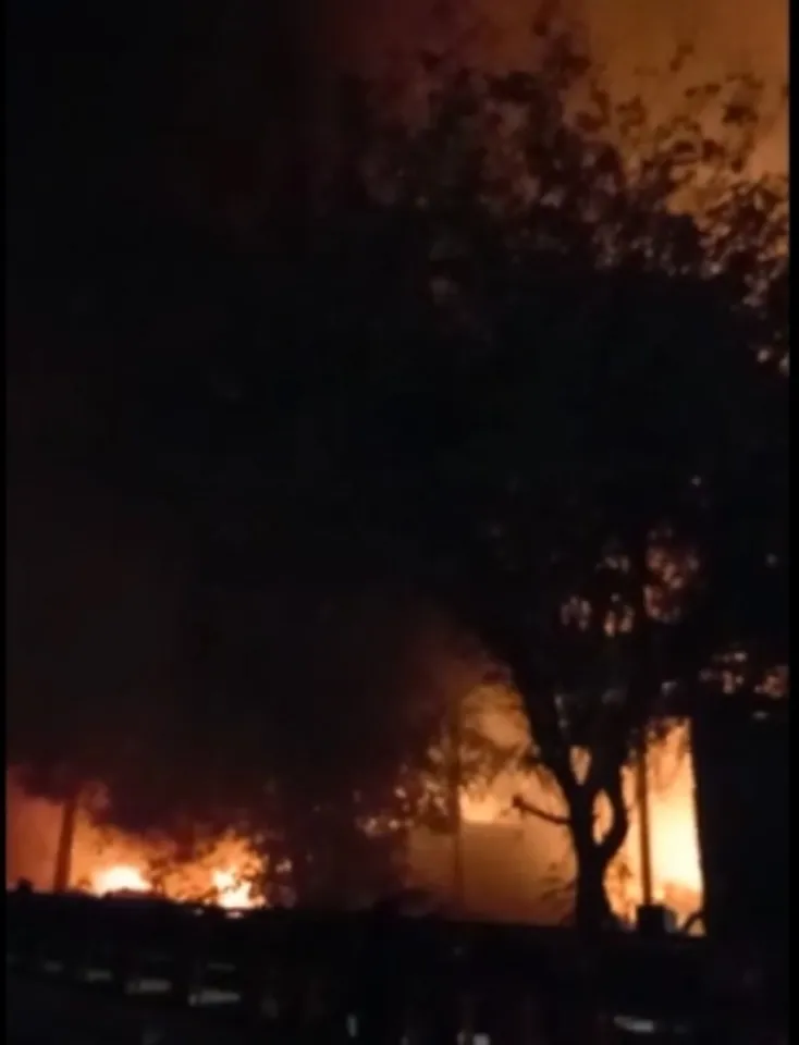 Fire in