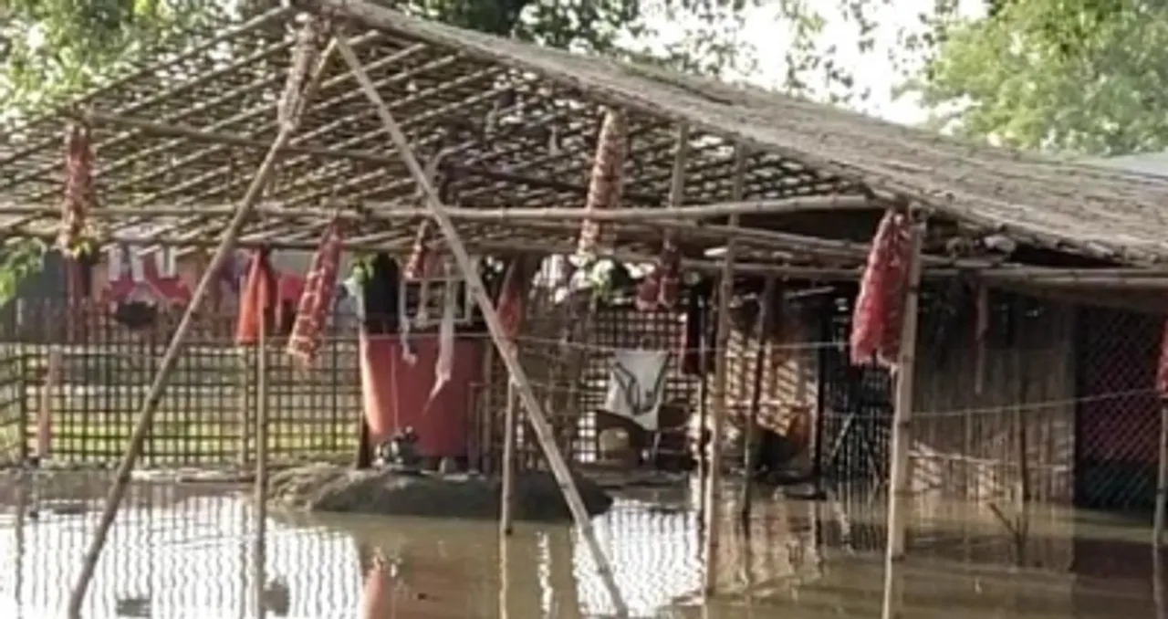 Flood water