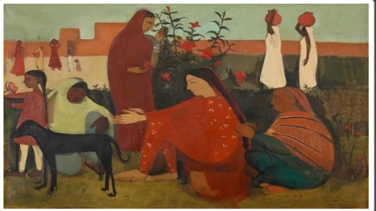 Amrita Shergill painting