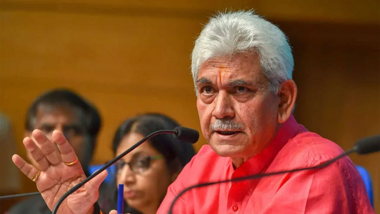 Lieutenant Governor Manoj Sinha