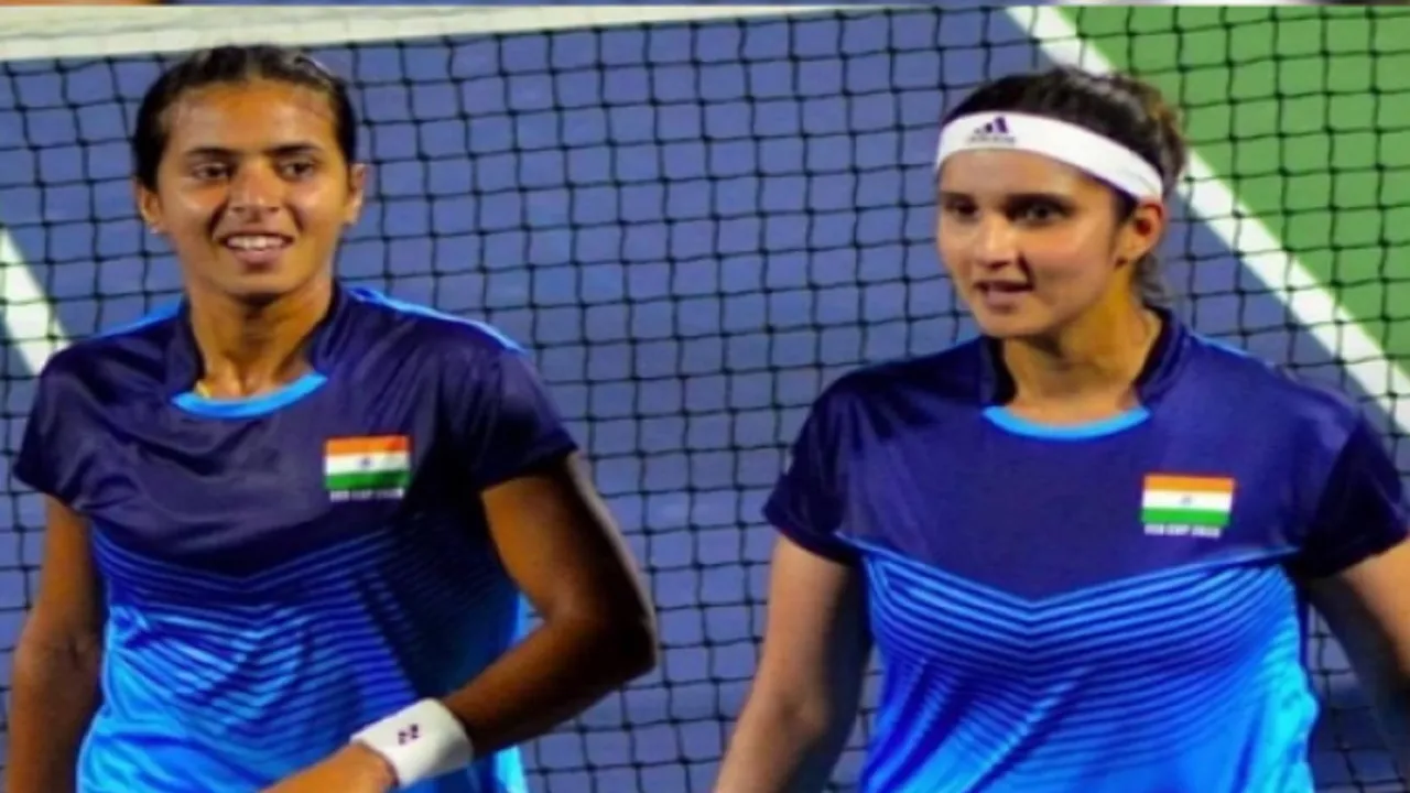 Sania Mirza Ankita Raina
