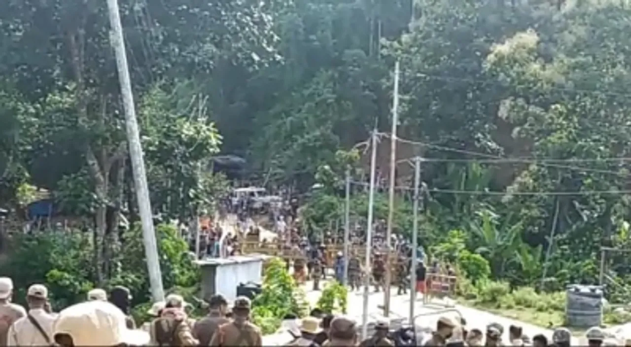 Aam-Mizoram border