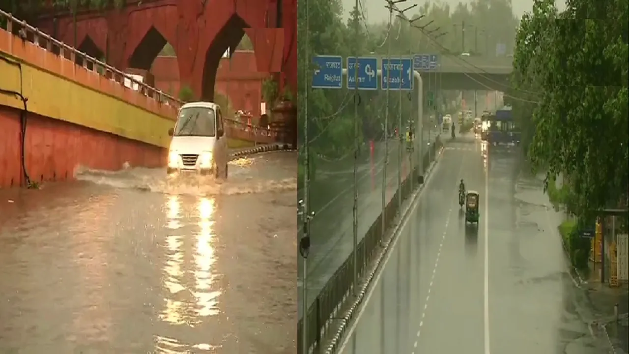 Heavy rain in Delhi NCR