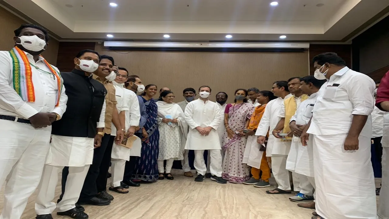 rahul with oppostion