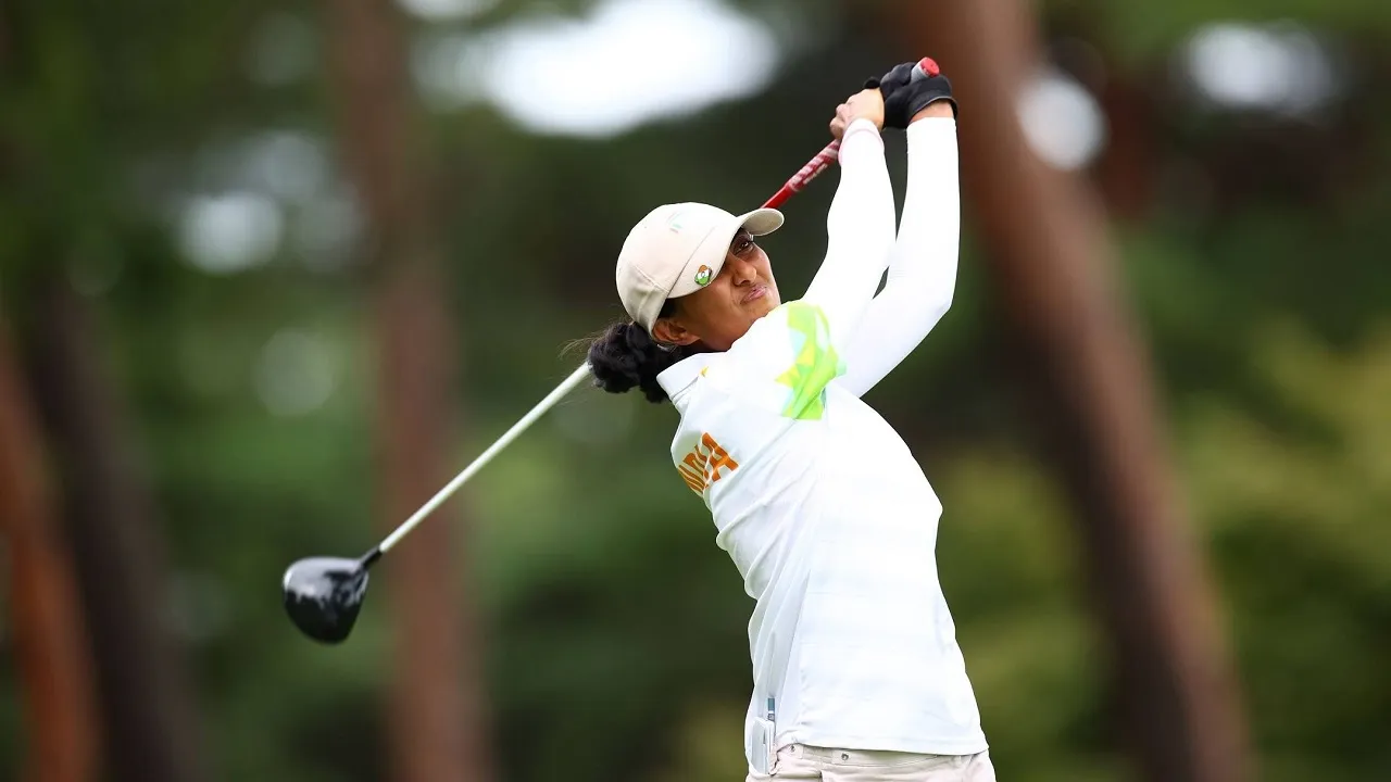 GOLFER ADITI ASHOK