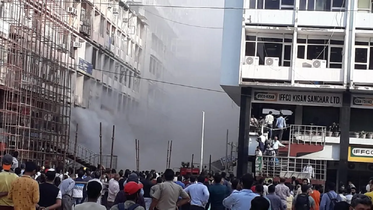 fire in delhi