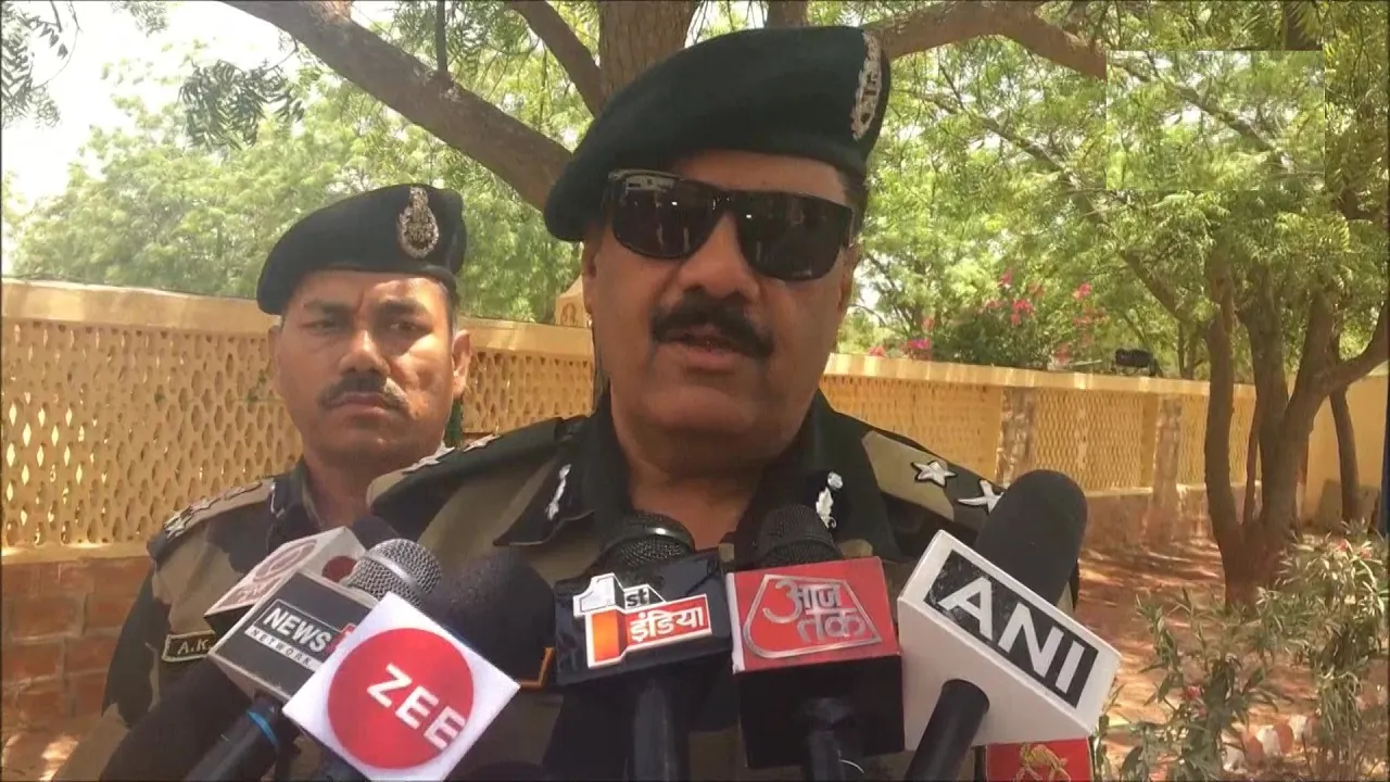 RAJASTHAN BSF IG PANKAJ GOOMER