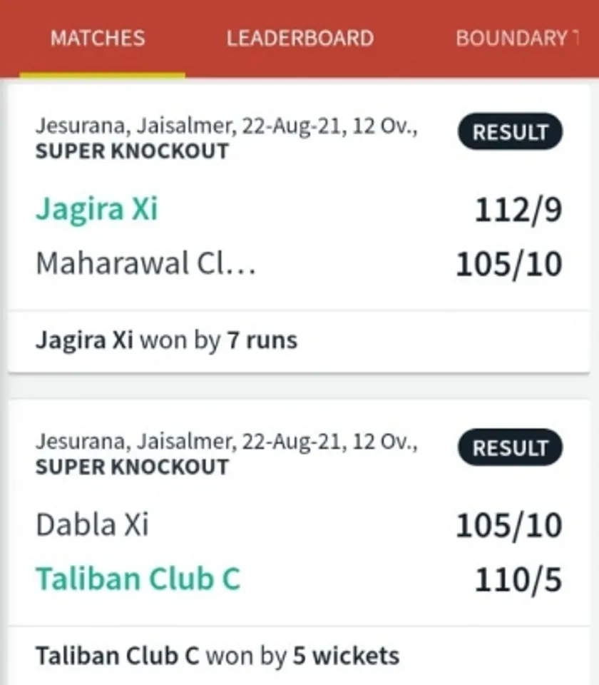 Cricket team