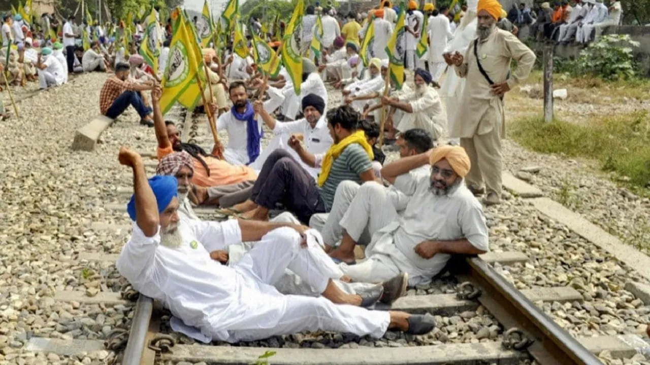 farmers protest