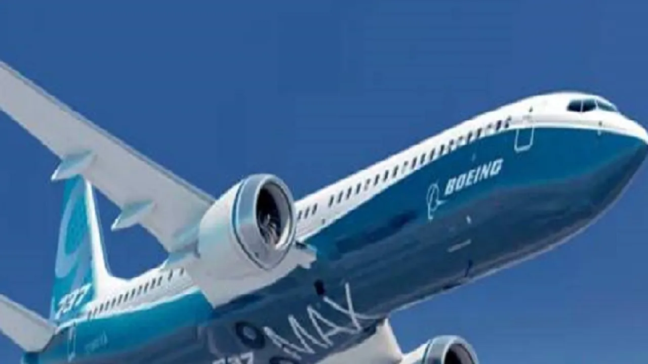 Boeing 737 MAX jet