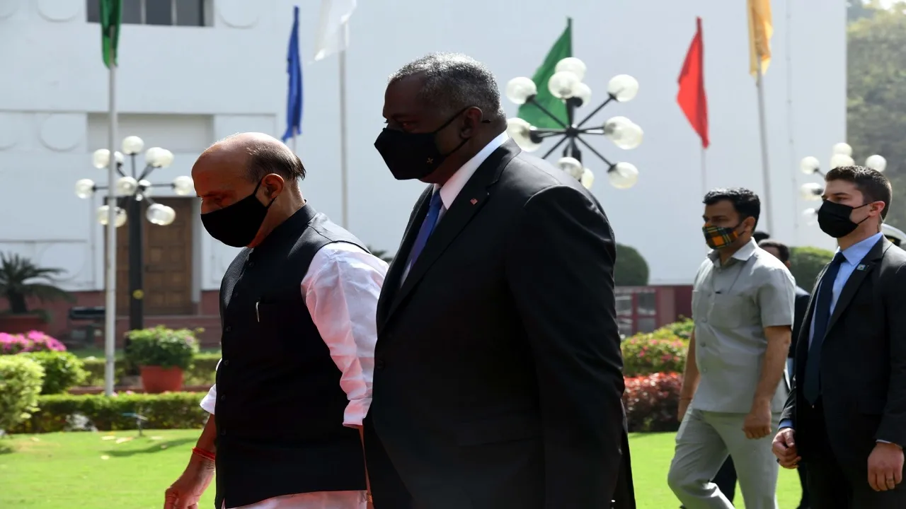 Rajnath Singh Llyod Austin