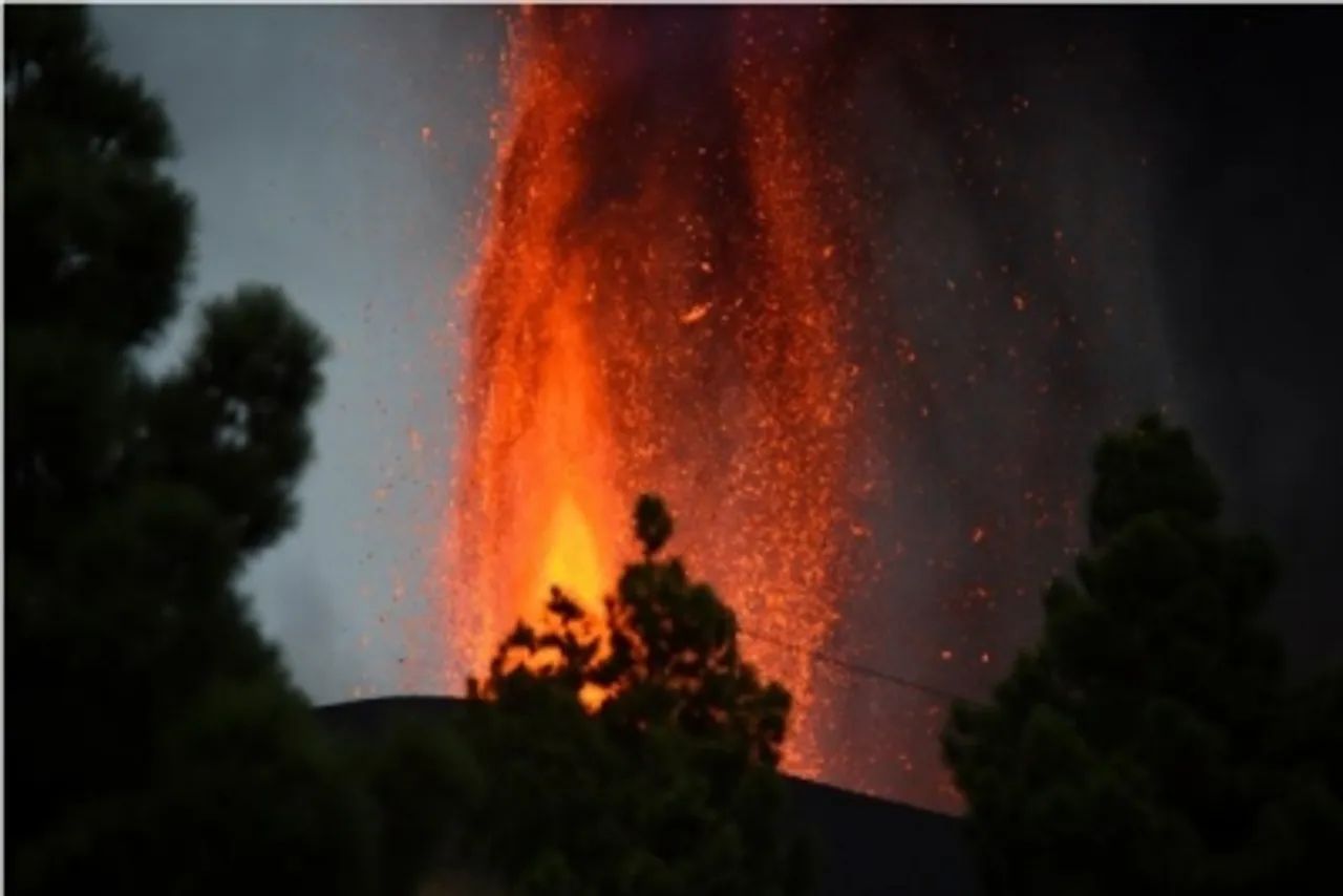 Eruption of