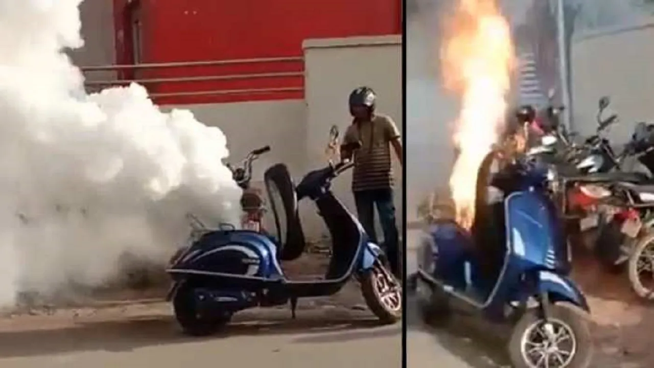 scooter started