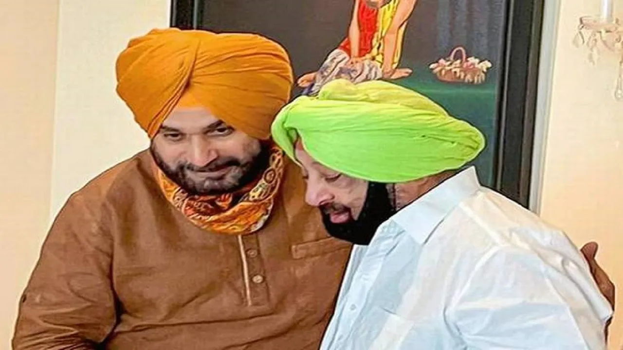 Capt Amrinder and Sidhu