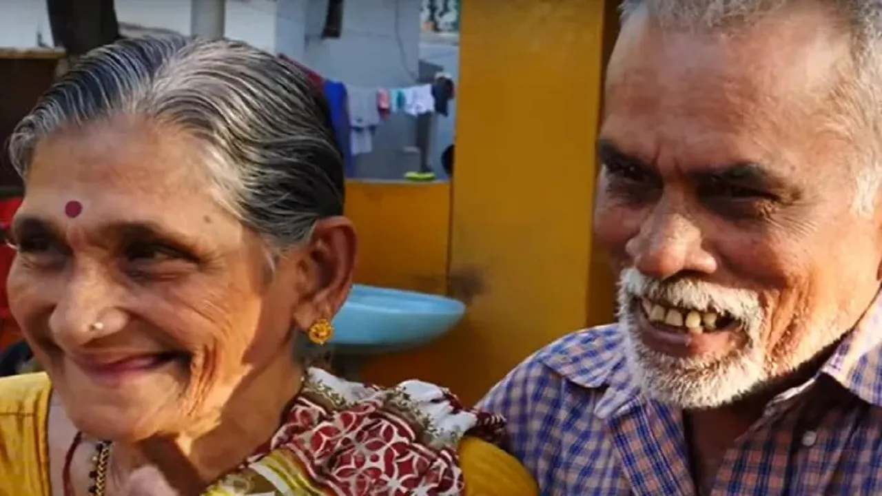 elderly couple