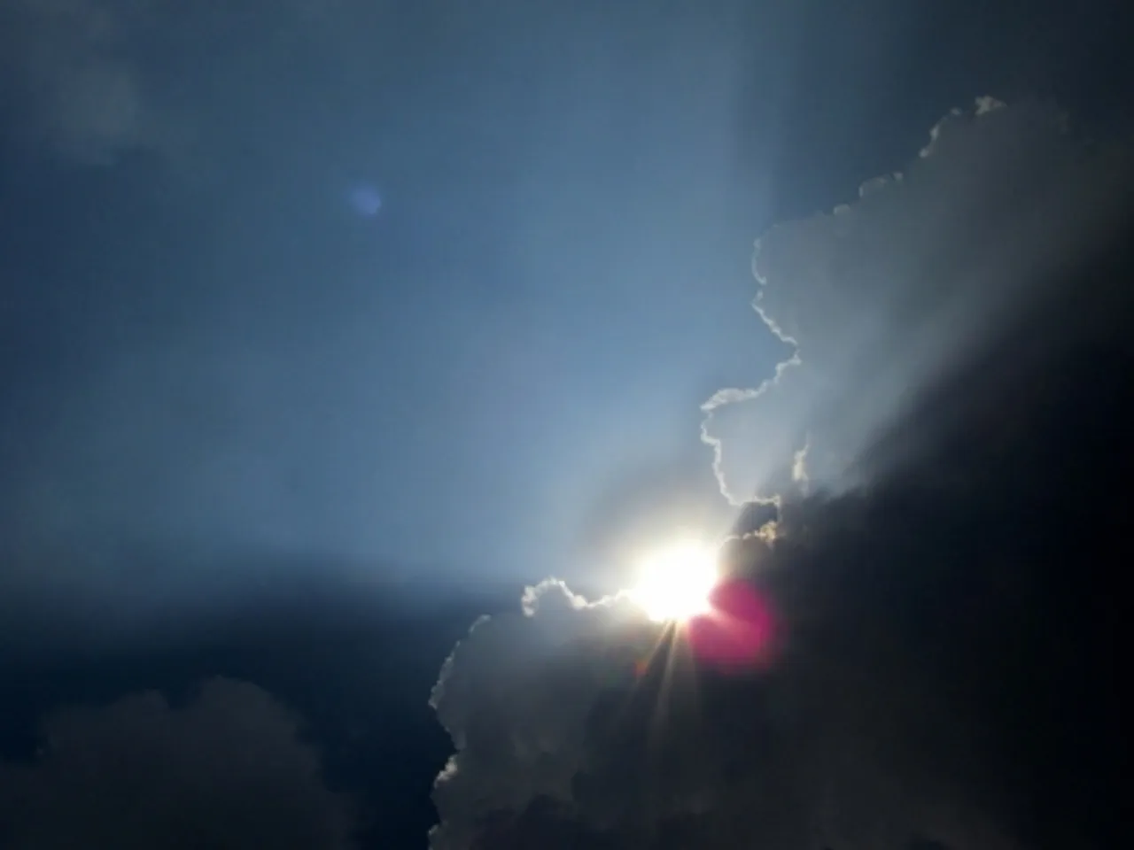 Partly cloudy