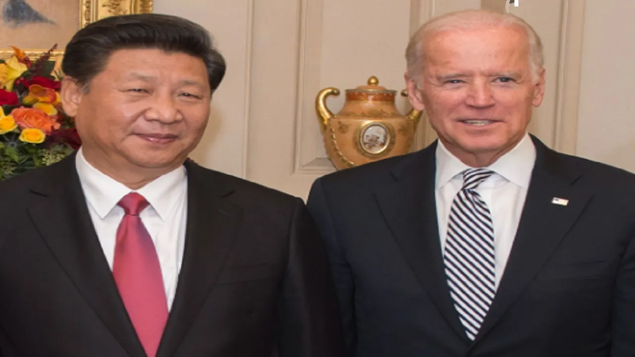 Joe Biden and Xi Jinping