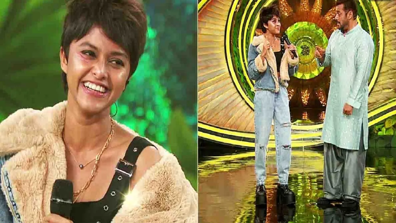 internet sensation yohani with salman khan on bigboss 15
