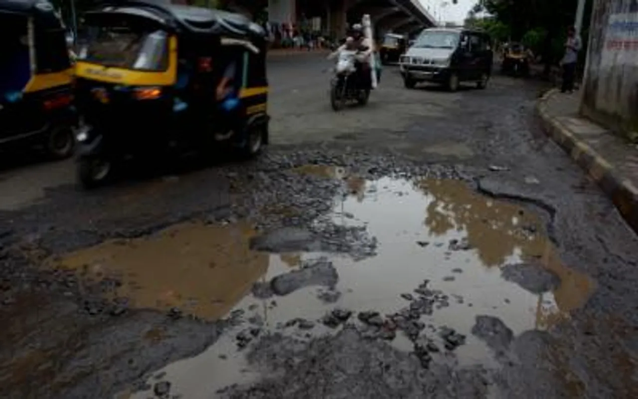 Pothole on